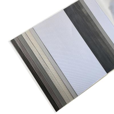 China Double Layers Zebra Blinds Fabric Blackout Roller Motorized Remote APP WIFI Window Control for sale