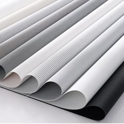 China 71% Pvc 29% Fiberglass Waterproof Sunscreen Roller Shade Fabric for sale