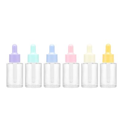China High Qiality 30ml Transparent Essential Oil Bottle With Dropper Glass Manufacturers Hot Selling for sale
