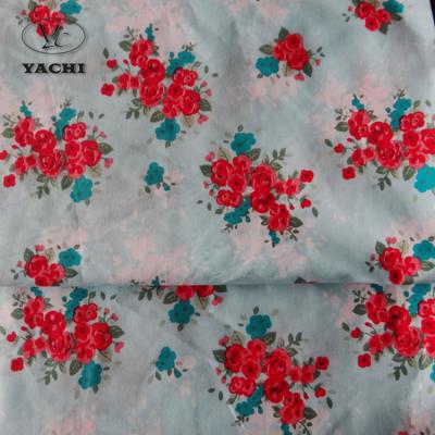 China Print fabric 2021 high quality floral cotton fabric for dress for sale