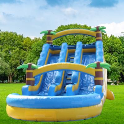 China 2024 Commercial Inflatable Water Slide with Customized Size and Custom Logo Printed for sale