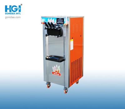 중국 HGI 50Hz 2.8KW 상업적 아이스크림 제조기들 3은 냉동 산유를 취급합니다 판매용