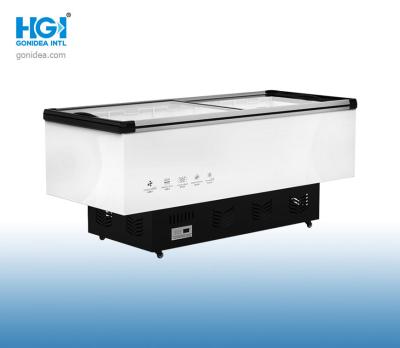 Chine Congélateur commercial 480L d'île de HGI 220V à vendre