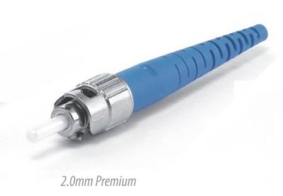 China Fiber Optics Connector ST Single Mode Simplex 0.9mm , 2.0mm , 3.0mm for sale