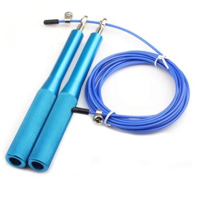 China PVC+Steel Weighted Steel Rope Speed Jump Cable Jump Rope for sale