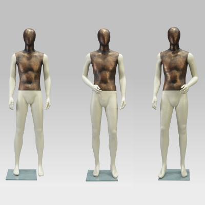 China Wholesale Full Head Standard Size Fiberglass Body Paper Mache Mannequins Abstract for sale