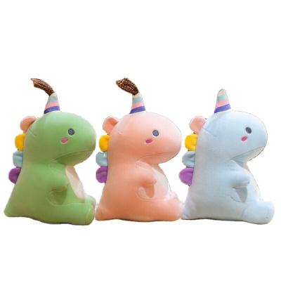 China New Design Gift 30cm Cute Dinosaur Pussy Dinosaur Fan Toy Candy Toy Candy Animal Dinosaur For Kids Girls for sale