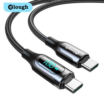 China Digital Display for Power Outpur Dropshipping Products 2022 100w 5A High Density Nylon Braided Wire Rope Fast Charging High Density Nylon Data Cable Near Shenzhen for sale
