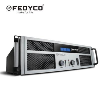 China Large Concert FEDYCO Stable Subwoofer 10000W Professional Powerful Class H Amplifier 2&4 Channel Class H Amplifier for sale