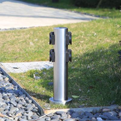 中国 屋外の庭のステンレス鋼の内部地面の芝生の電力のソケット出口10A AC250V 販売のため