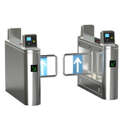 China Entrada eletrônica da segurança da porta de aço inoxidável da barreira do balanço 304 que desliza o torniquete à venda