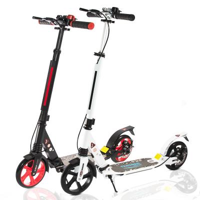 China Adult Youth Foot Scooter with 3 Seconds Easy-Folding System, 220lb Folding Adjustable Scooter with Disc Brake and 200mm Big Wheels for sale