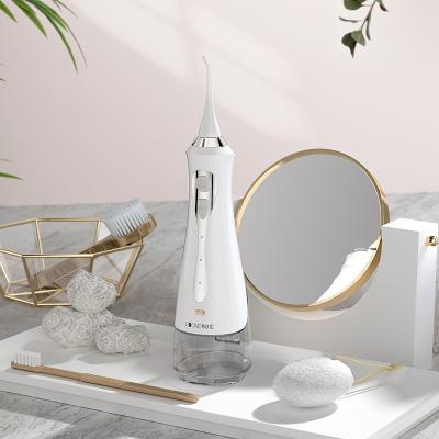China 2021 household detanl care usb rechargeable water flosser oral irrigator water flosser for teeth portable 360 degree water selection for sale