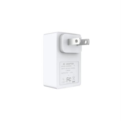 China Universal 2022 best selling products US plug in 24W switching power supply DC adapter 12V 24V 1A 2A power adapter with FCC certification for sale