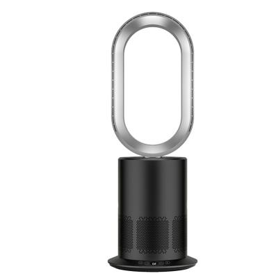 China Force Type Without Looking At The Keyboard Leafless Wind Speed Adjustment Floor Fan Germicidal Air Purification Intelligent Led Table Lamp Fans Bladeless Home Appliances for sale