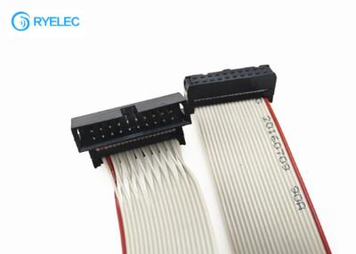 China Homem liso flexível eletrônico do passo do cabo 2.54mm de Ribbob ao conector fêmea de IDC à venda