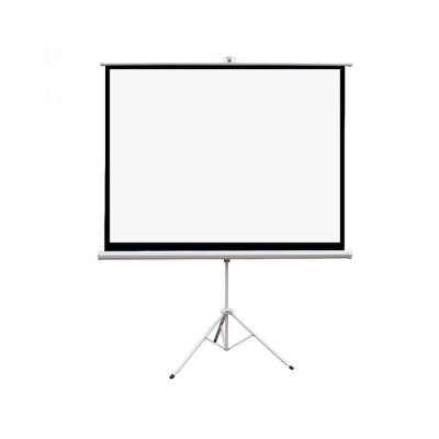 China 2021 New Popularity Hot Selling Matt White Standard Tripod Portable Projector Screen Flexible for sale