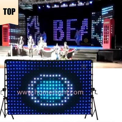 中国 LEDビジョンカーテン バー イベント ナイトクラブ ビデオカーテン ステージ機器 背景 布 教会パーティー 販売のため