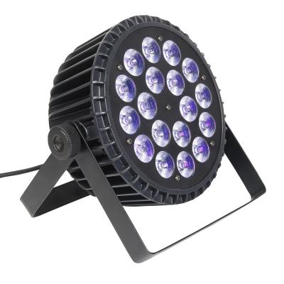 Κίνα 18PCS Αδιάβροχο RGBWAUV 6 In1 LED φωτισμός σκηνής επίπεδα PAR Φώτα LEED IP68 προς πώληση