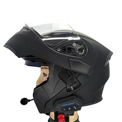 China Comfortable Wearing While Riding Super Low Face Motorcycle Helmet Headset Intercom Helmet Mini Open Earphone For Helmet Morotcycle for sale