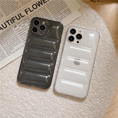China Hot Selling Stripper Shockproof Brand Down Jacket Phone Case Phone Waterproof Cellphone Bag For Iphone 13 Case for sale