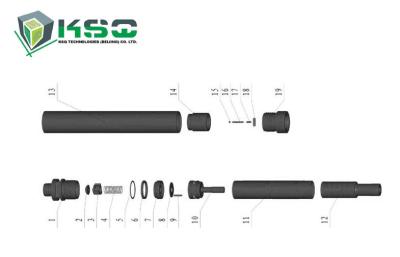 China Tungsten Carbide DTH Drilling Tools For Valve Seal / Check Valve Guide for sale