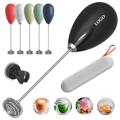 China Effortless Milk Foam Petite Milk Agitator , Best Electric Milk Frother Certifications CE/RoHS/FCC/FDA Color Box Size 47*204mm for sale
