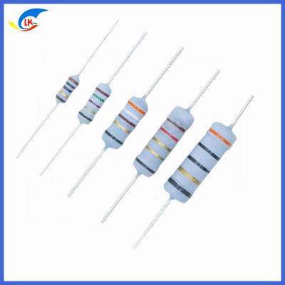 China 1/4W-5WS Wirewound Resistor Fuse Cuerpo de recubrimiento gris para 0.01Ω-1KΩ 1W4.7 Ohm 5% Cerámica aislada en venta