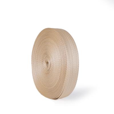 China Heavy Duty Safety PP Belt Polypropylene Lifting Webbing PP Tying Custom Muli-color Plain Weave PP Webbing for sale