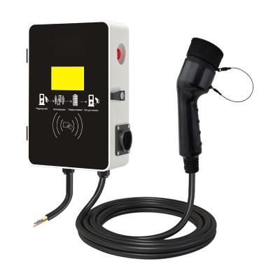 China Ativação de cartão de deslize Estação de carregamento de veículos elétricos domésticos AC230V Montado na parede à venda