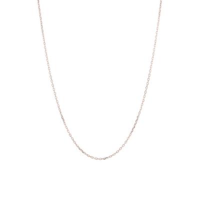 China Young Fashion Factory Directly Selling Standard Rose Gold Silver Necklace 925 Sterling Silver Chain Accessory for sale