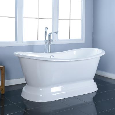 China 1.7M Retro Freestyle Edged Cast Iron Bathtub With Low Price NH-1017 Cast Iron Bathtub for sale