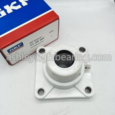 China FY 30 WF Mounted Ball Bearing 4-Bolt Square Flanged Unit, Y-bearing square flanged units FY 30 WF,FY 25 WF for sale