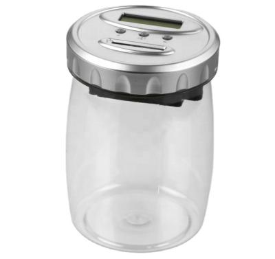 China Jar for Counting Amazon Custom Hot Sale Gift Digital Coins Counting Money Bank Support USD, EURO, GBP and OEM for sale