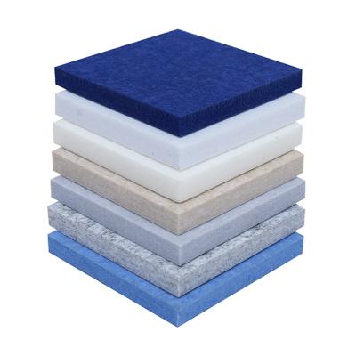 China Eco - Friendly Home Theater Isolation CE Polyester Fiber Sound Deadener With Decoration for sale