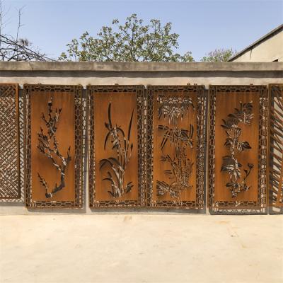 China Van de de Privacyschermen van het Cortenstaal Openlucht de Tuinprivacy Art Metal Decorative Panels Te koop