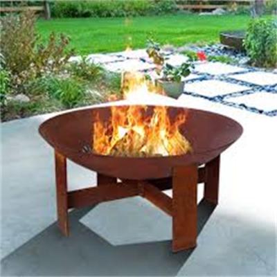 China Customized 800mm 1000mm Steel Fire Pits Outdoor Brazier Fire Pit for sale