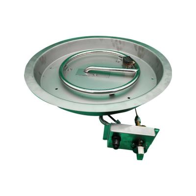 China 120000 BTU Drop In Fire Pit Pan 480mm Round Fire Pit Ash Pan for sale