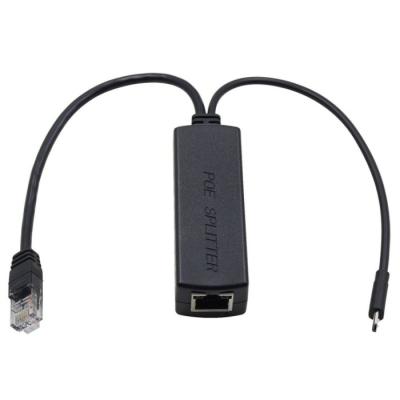 Cina CCTV Power Over Ethernet 5V POE Splitter 5V 2.4A con adattatore Micro USB in vendita