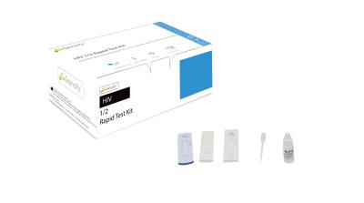China Teste de Covid do ouro coloidal Kit de teste de diagnóstico médico eficiente Teste rápido do vírus da imunodeficiência humana à venda