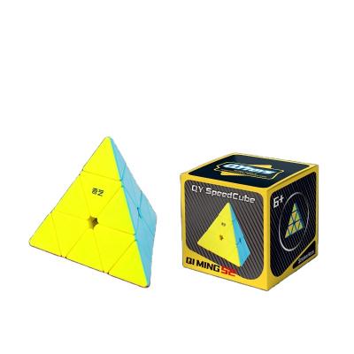 China DIY TOY QIYI Speed Cube Triangle Puzzle Toy Pyramid Magic Cube For Kids for sale