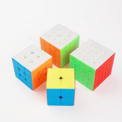China Educational Toy Moyu Cube Bundle MeiLong 2x2 3x3 4x4 5x5 Speed Cube Set Stickerless Brain Teaser Puzzle Toy For Kids Adults Challenge for sale