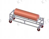 China Quadratrohr SUS 304 201 Transportwagen / Kupferfolie-Trolley Prozess Masslam für einen reibungslosen und einfachen Transport zu verkaufen