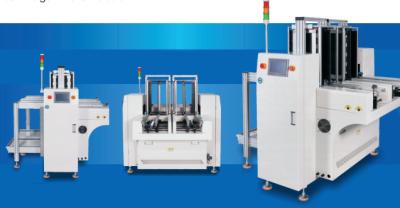 China SMT-Serie PCB-Fahrmaschine/Dual Magazine Unloader Grenzdimension 1475x1475x1220mm PCB-Höhe 900±20mm zu verkaufen