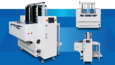 China 900±20mm PCB-Fahrmaschine mit Monorail NG/OK-Plattenkollektor und PCB-Größe 80*50-330x250mm zu verkaufen