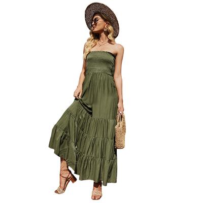 China 2022 Amazon anti-static hot fashion sales wholesale discount promotion matched volume plus size women's clothing bales casual dress for sale