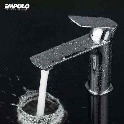 China UPC Contemporary Single Lever Brass Faucet Bathroom Water Tap Basin Faucet for sale