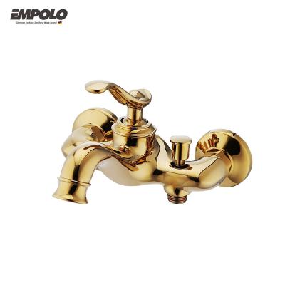 China With Slide Bar Bath Shower Faucet Wall Mounted Thermostatic Mixer for sale