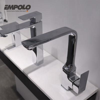 China Hot And Cold Kitchen Faucet Manufacturer Contemporary Square Kitchen Faucet Brass Sink Mixer Tap Kitchen Faucet for sale