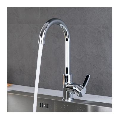 China Contemporary Factory Price Kitchen Sink Faucet Single Hole Brass Kitchen Faucet for sale